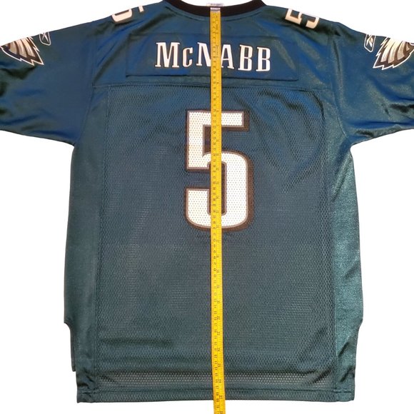 Philadelphia Eagles Donovan McNabb Reebok Green Football Jersey Size Youth L - Picture 6 of 10